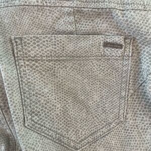 Calvin Klein Snake skin print denim jeans